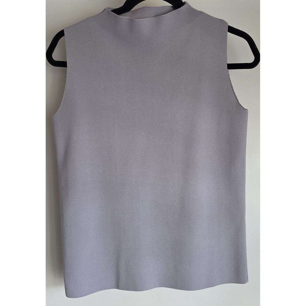 Love Bonito Women Tank Top Size M Grey Solid Sleeveless Minimalist Cami